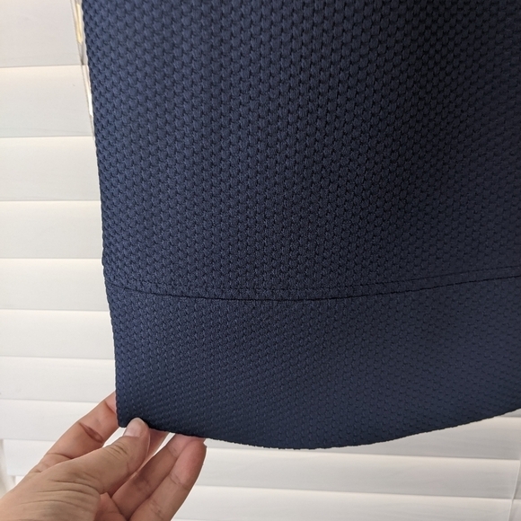 American Living Formal / Business Midi Tailored Shift Dress Navy Size 4 - Picture 4 of 11